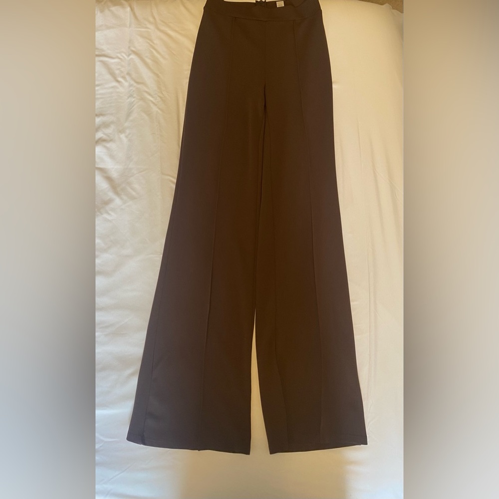 Revamped Chocolate Wide-Leg Pants
